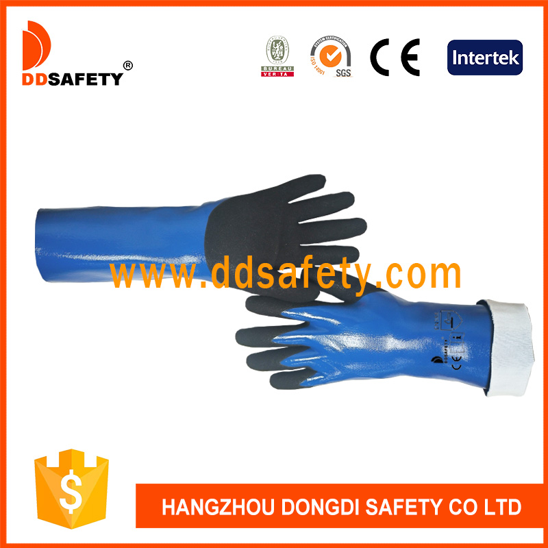 Синяя перчатка из ПВХ-DPV216